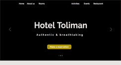 Desktop Screenshot of hoteltoliman.com